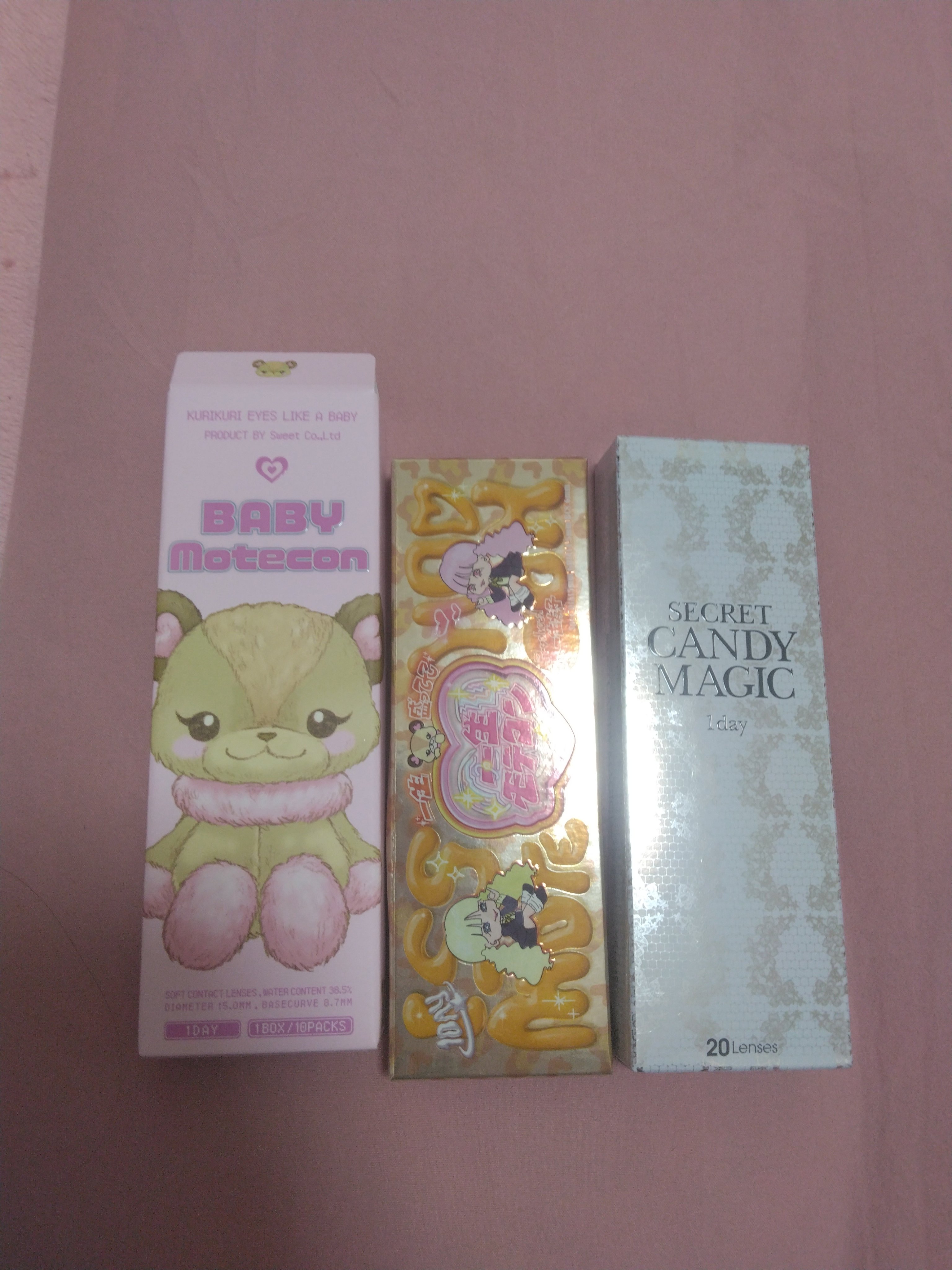 ベイビーモテコン ベイビーベイビー/モテコン/カラーコンタクトレンズを使ったクチコミ（1枚目）