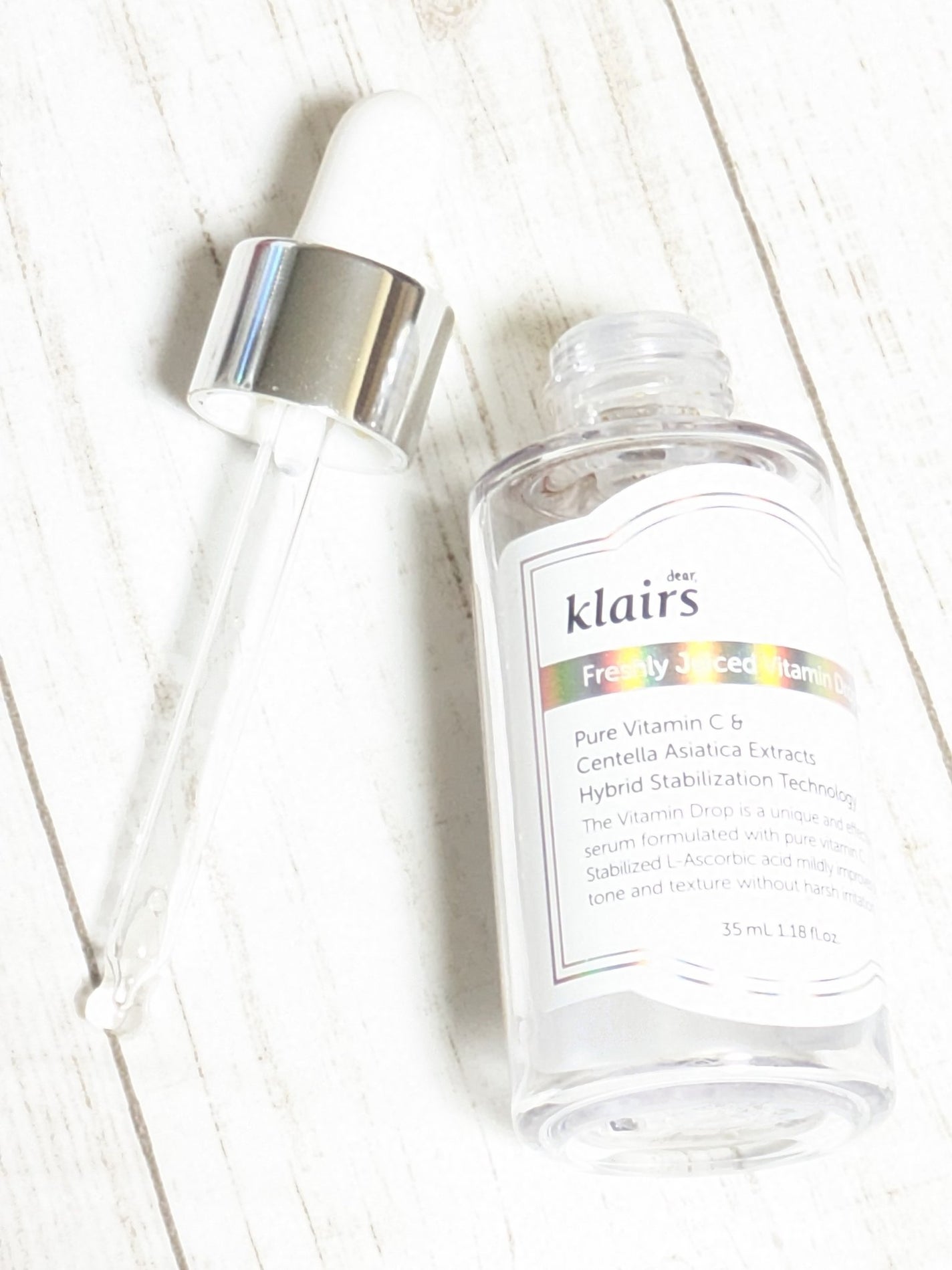 フレッシュリージュースドビタミンドロップ(35ml)/Klairs/美容液を使ったクチコミ(5枚目)