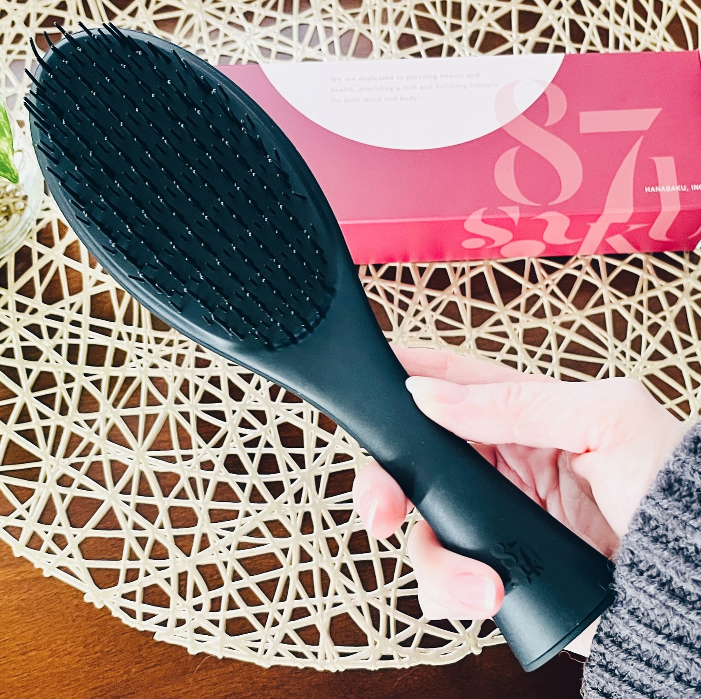 87saku ハナサク デタングリングブラシ/87saku/ヘアブラシを使ったクチコミ（2枚目）