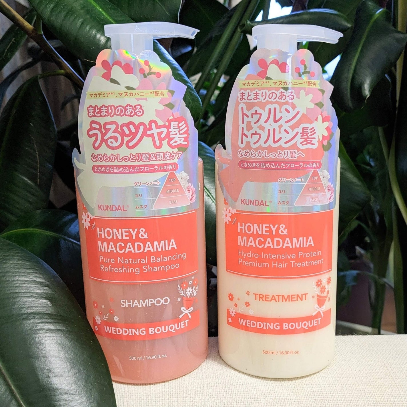 ハニー&マカデミア シャンプー&トリートメント『ウェディングブーケの香り』/KUNDAL/市販シャンプーを使ったクチコミ(8枚目)