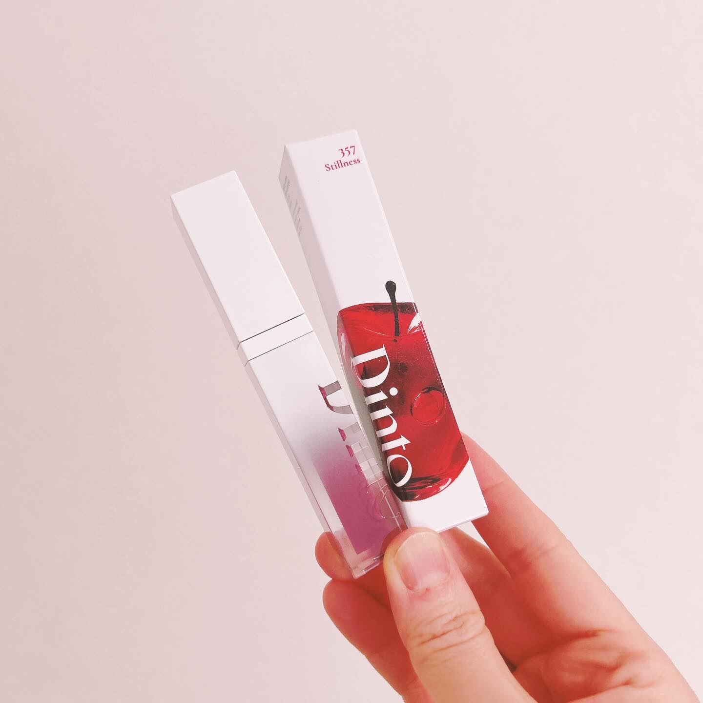 ミラーレスリップオイルグロス/Dinto/リップグロスを使ったクチコミ（3枚目）