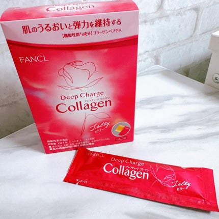 ディープチャージ コラーゲン スティックゼリー/ファンケル/美容サプリメントを使ったクチコミ(1枚目)