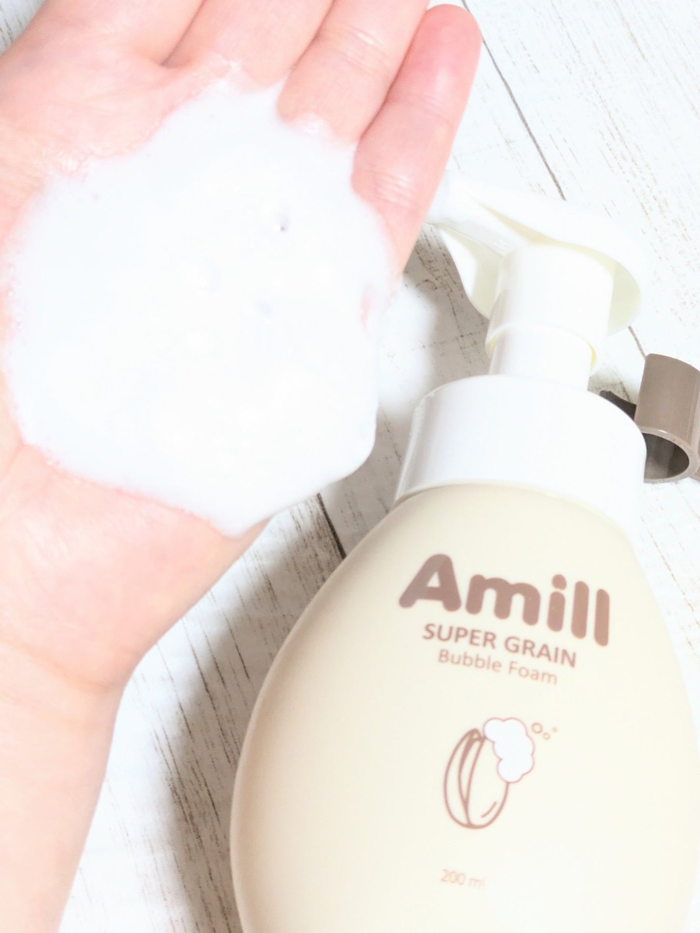 SUPER GRAIN Bubble Foam/amill/泡洗顔を使ったクチコミ(2枚目)