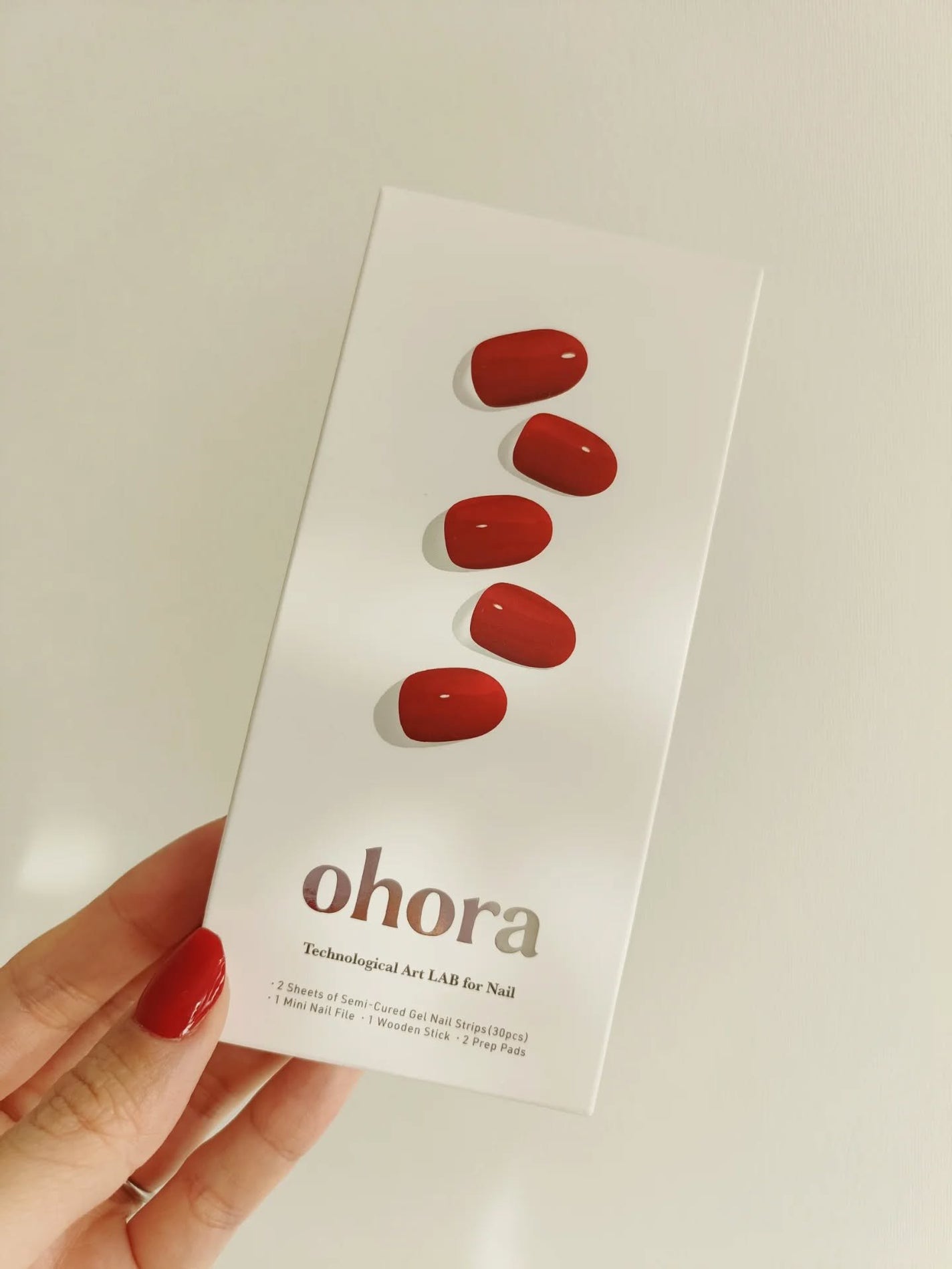 セミキュアジェルネイル(ハンド)/ohora/ネイルシールを使ったクチコミ(4枚目)