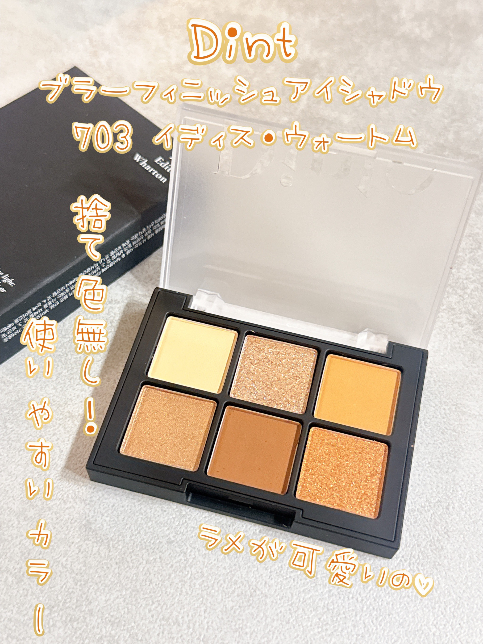 ブラーフィニシュシャドウパレット/Dinto/アイシャドウパレットを使ったクチコミ（1枚目）