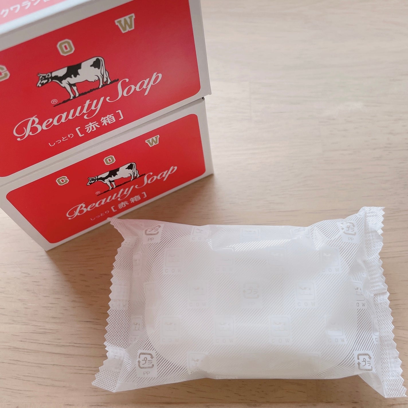 赤箱 (しっとり)/カウブランド/洗顔石鹸を使ったクチコミ(2枚目)