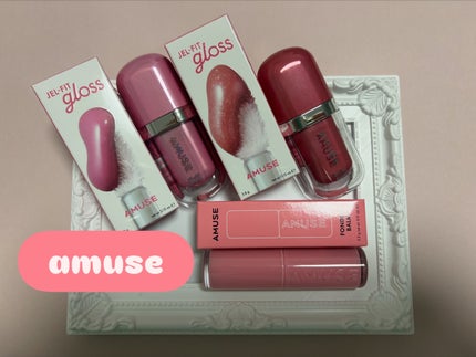 ジェルフィットティント/AMUSE/リップティントを使ったクチコミ(1枚目)