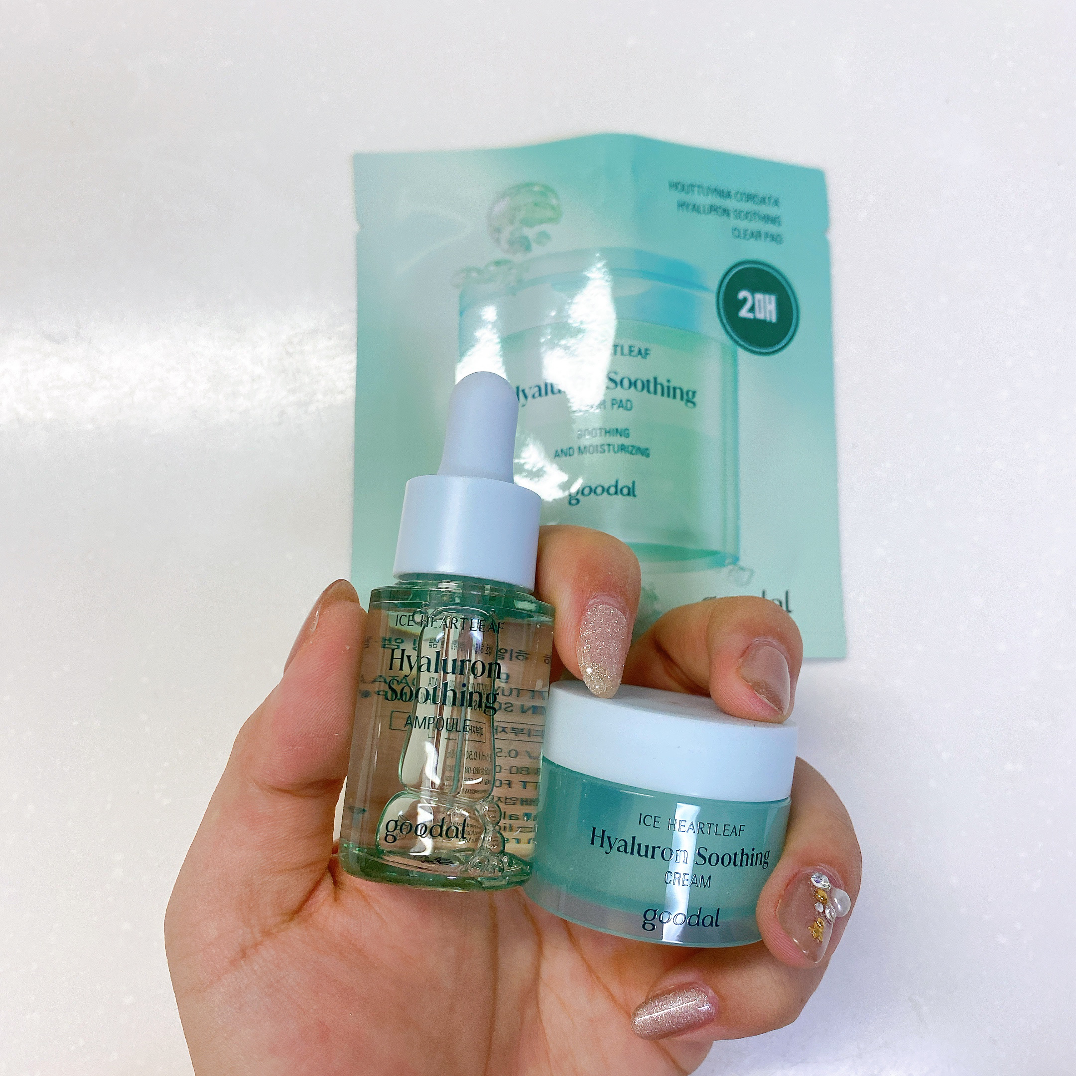 ドクダミヒアルロンスージングクリーム/goodal/フェイスクリームを使ったクチコミ（2枚目）