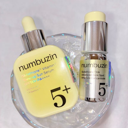 5番 白玉グルタチオン100×TXA10集中トーニング美容液/numbuzin/美容液を使ったクチコミ(1枚目)