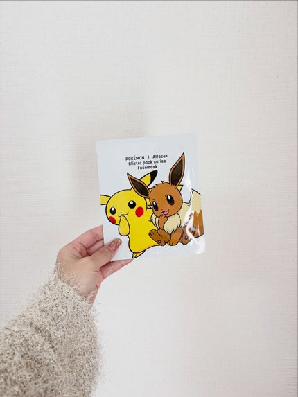 オルフェス BPS ピカチュウ・イーブイ デザイン/ALFACE+/シートマスク・パックを使ったクチコミ(2枚目)