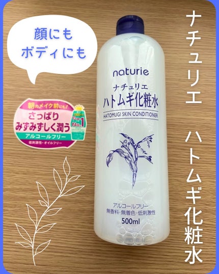 ハトムギ化粧水(ナチュリエ スキンコンディショナー R )/ナチュリエ/化粧水を使ったクチコミ(1枚目)