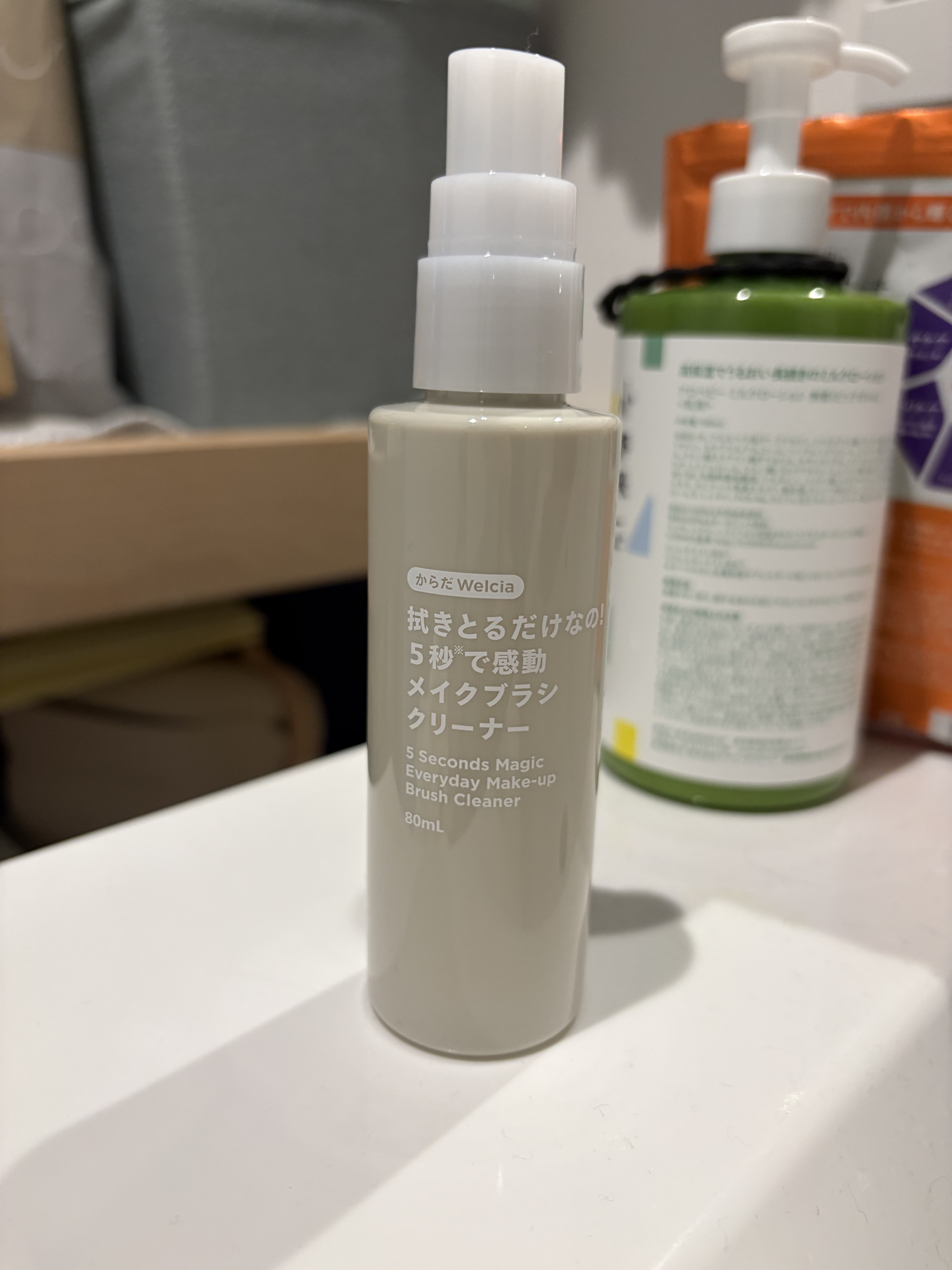 拭き取るだけなの！５秒で感動メイクブラシクリーナー/からだWelcia・くらしWelcia/その他化粧小物を使ったクチコミ（1枚目）