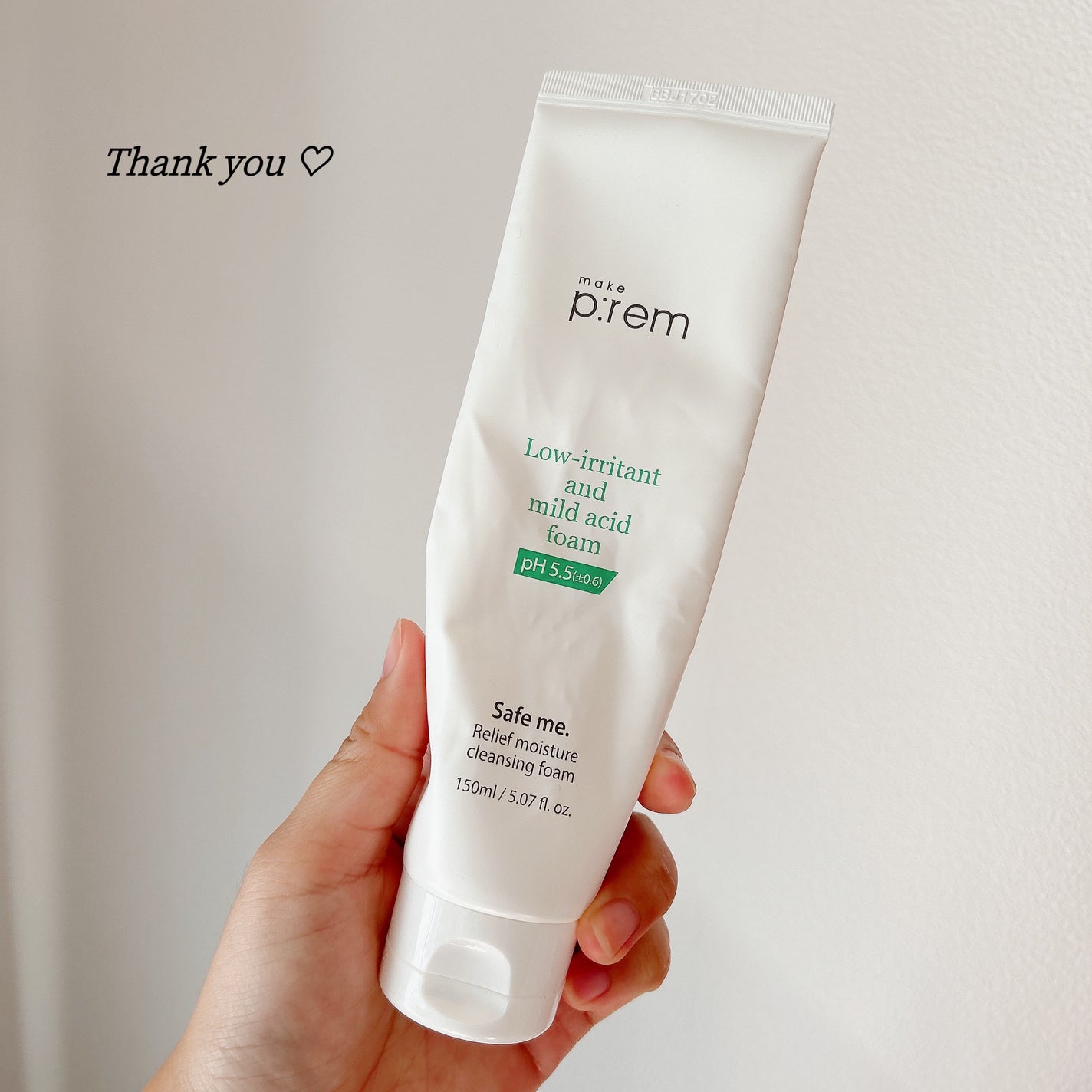 セーフミー リリーフモイスチャー クレンジングフォーム/make prem/洗顔フォームを使ったクチコミ(1枚目)