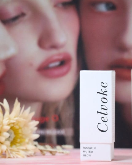セルヴォーク ルージュ オー ミューテッドグロウ/Celvoke/口紅を使ったクチコミ(5枚目)