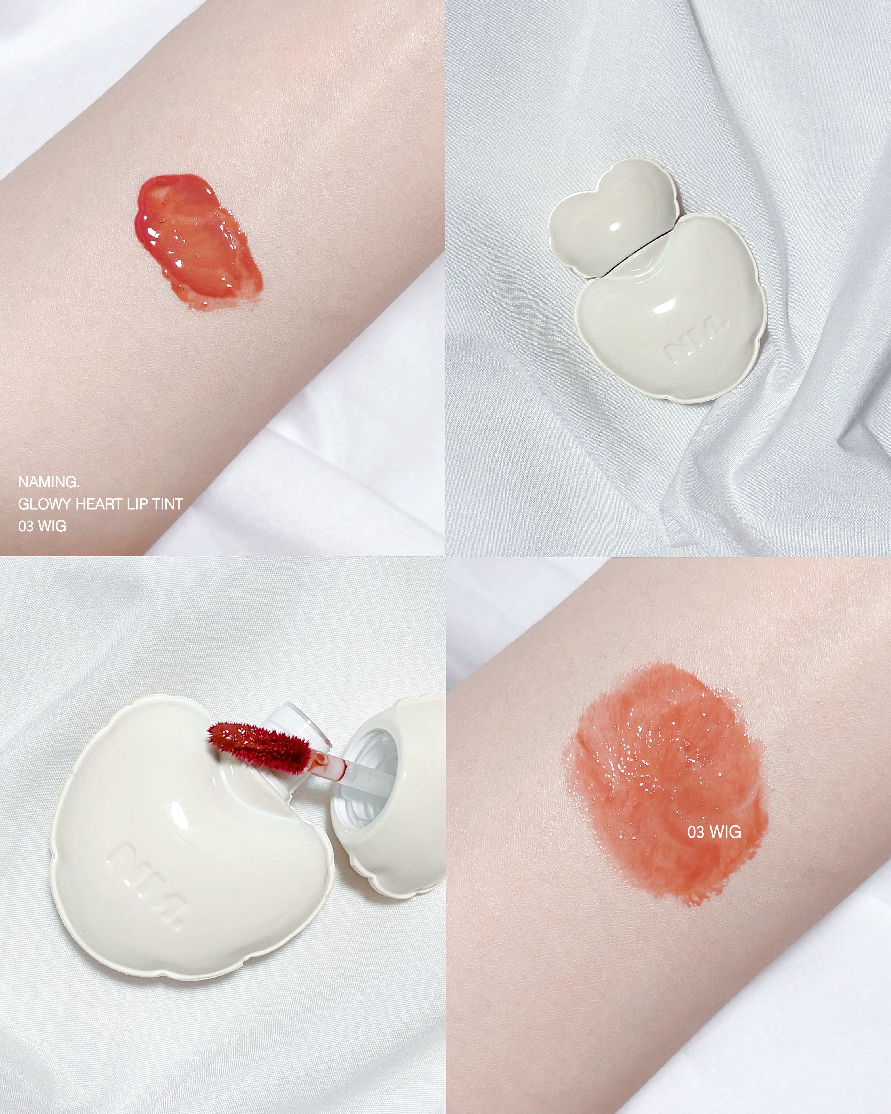 ネーミング グロウ ハートリップティント 03（日本限定色）/NAMING./リップティントを使ったクチコミ（1枚目）