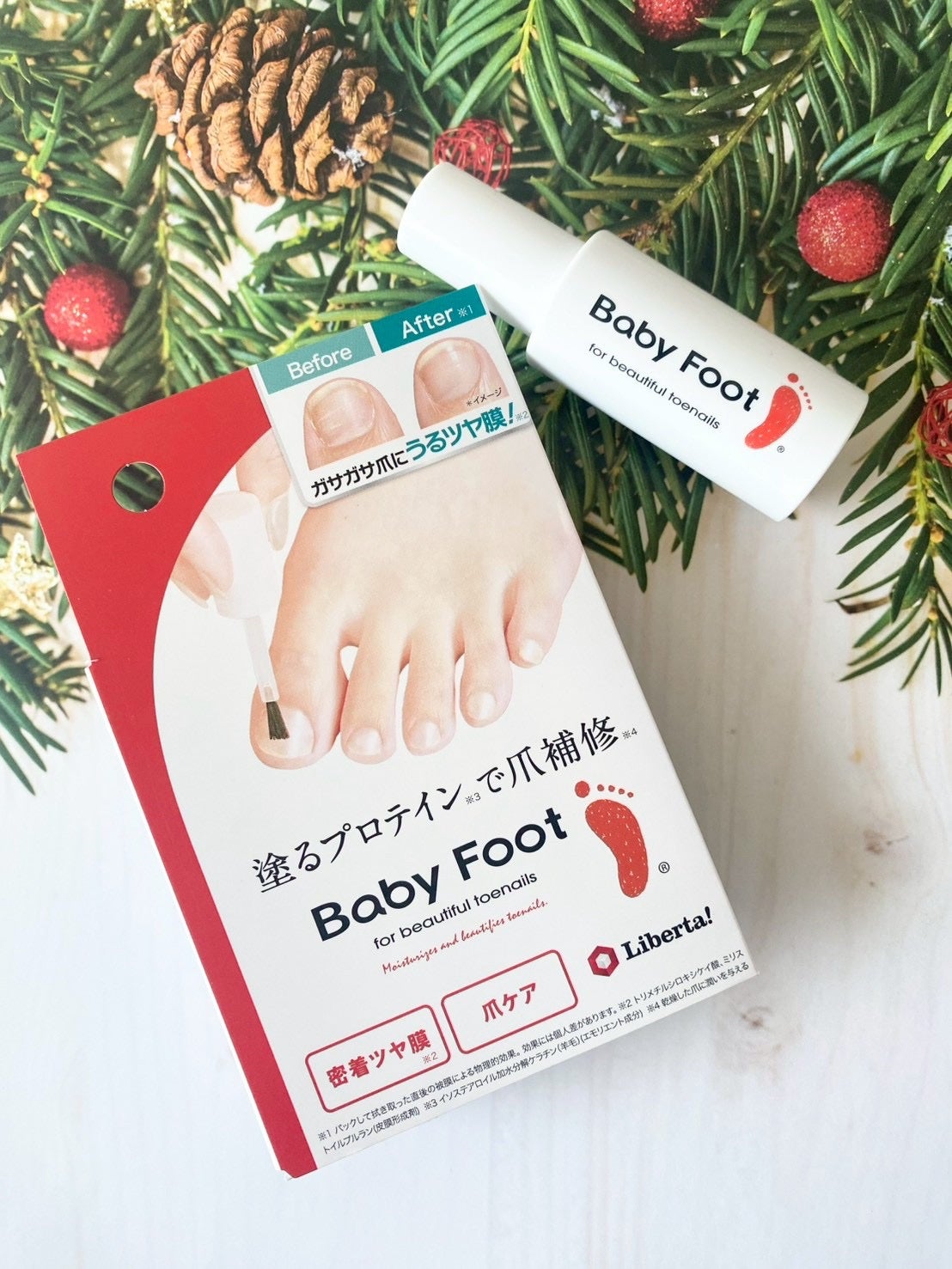 ベビーフット 足爪プロティンパック/ベビーフット/レッグ・フットケアを使ったクチコミ(1枚目)