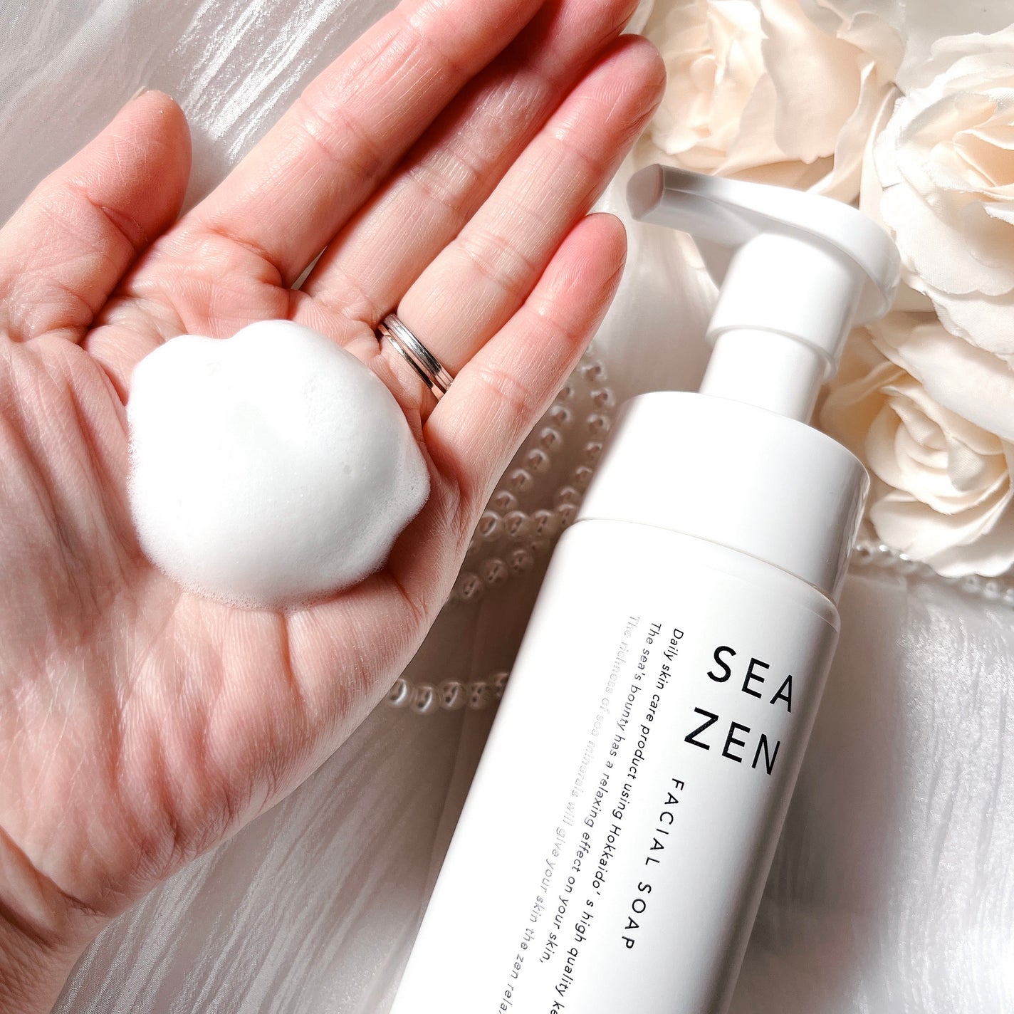 フェイスソープ/SEA ZEN/泡洗顔を使ったクチコミ(4枚目)