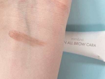 ハンオールブロウカラ/rom&nd/眉マスカラを使ったクチコミ(3枚目)