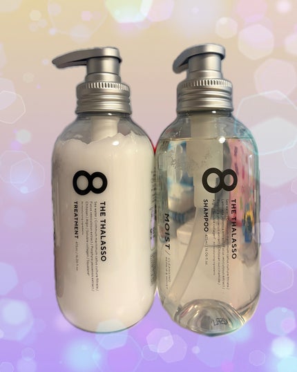 エイトザタラソ クレンジングリペア&モイスト 美容液シャンプー/ディープリペア&アクアモイスト 美容液トリートメント/エイトザタラソ/市販シャンプーを使ったクチコミ(1枚目)