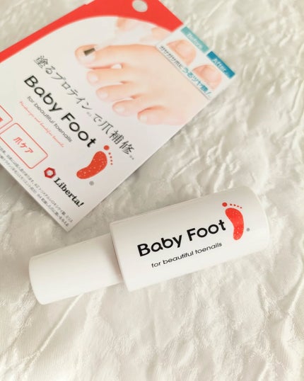 ベビーフット 足爪プロティンパック/ベビーフット/レッグ・フットケアを使ったクチコミ(4枚目)