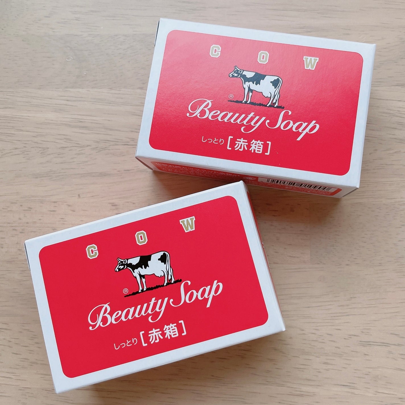 赤箱 (しっとり)/カウブランド/洗顔石鹸を使ったクチコミ(1枚目)