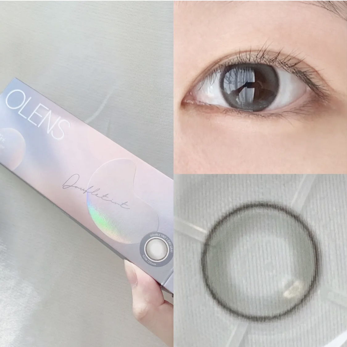 Double Tint 1day/OLENS/カラーコンタクトレンズを使ったクチコミ（3枚目）