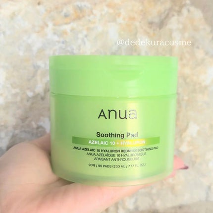 アゼライン酸10 ヒアルロンレッドネススージングパッド/Anua/トナーパッドを使ったクチコミ(1枚目)