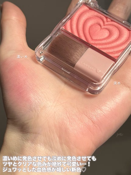 パウダーチークス/キャンメイク/パウダーチークを使ったクチコミ(3枚目)