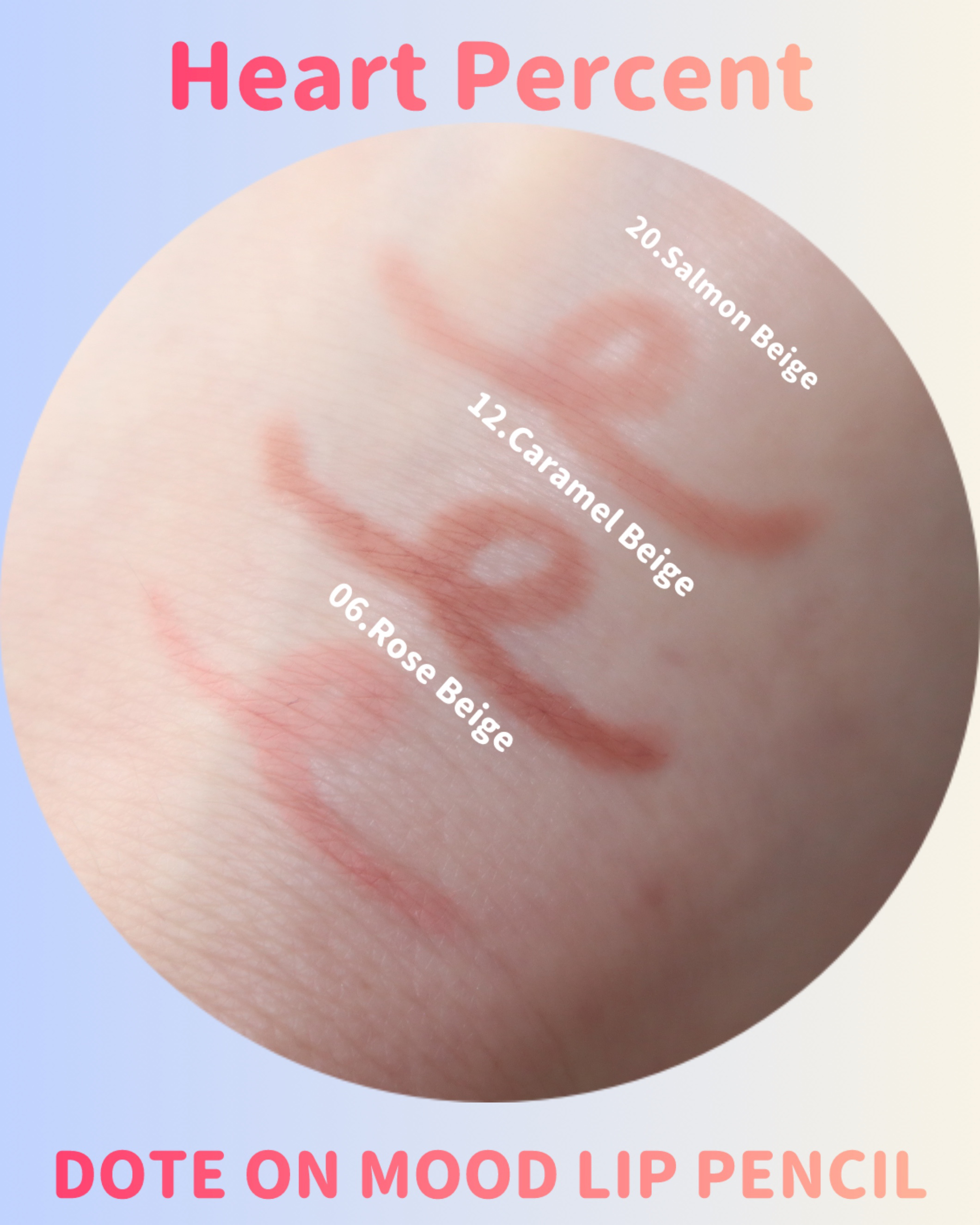 ドットオンムードワンウェイグロイティント/Heart Percent/リップティントを使ったクチコミ（3枚目）