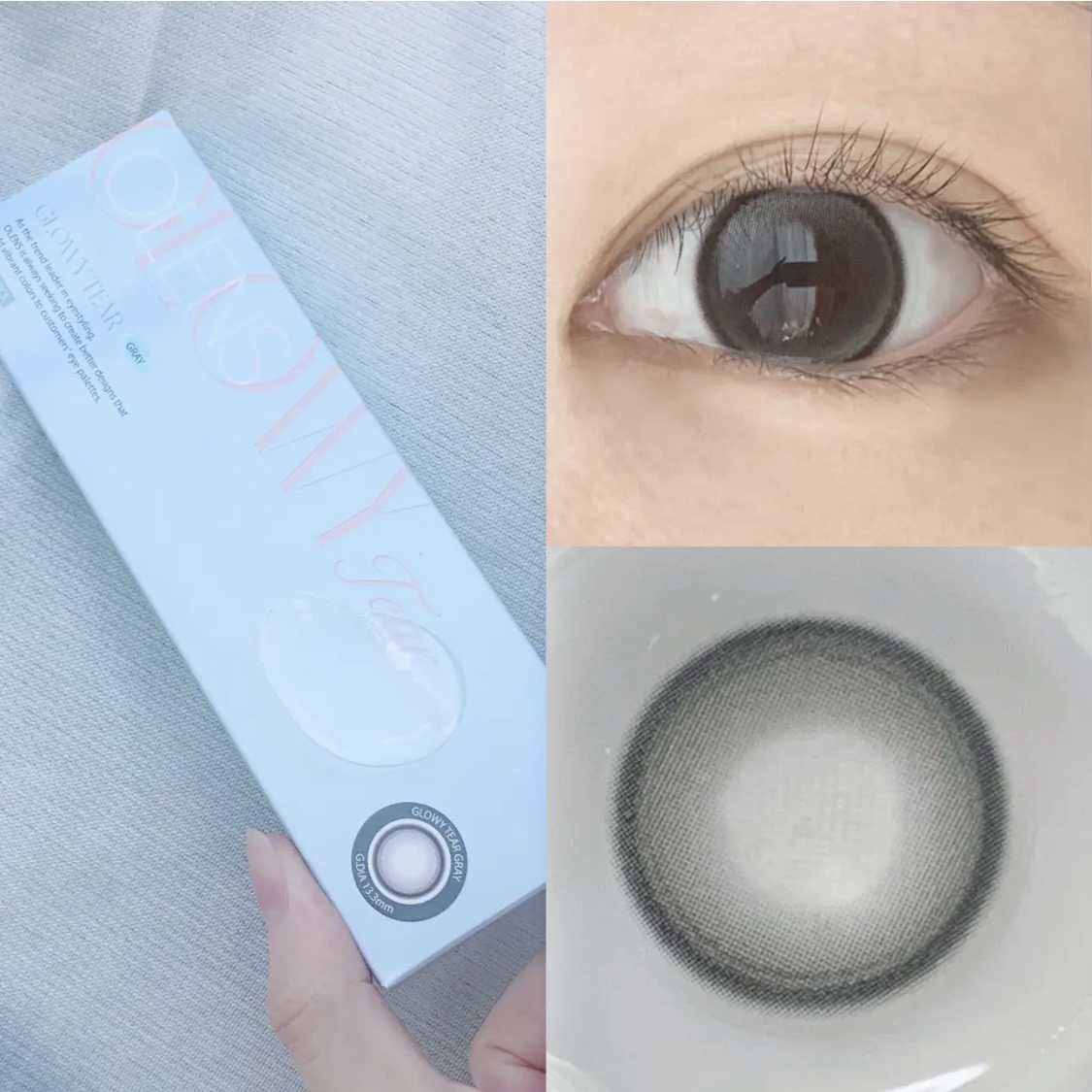 Glowy Tear 1day/OLENS/ワンデー（１DAY）カラコンを使ったクチコミ（3枚目）