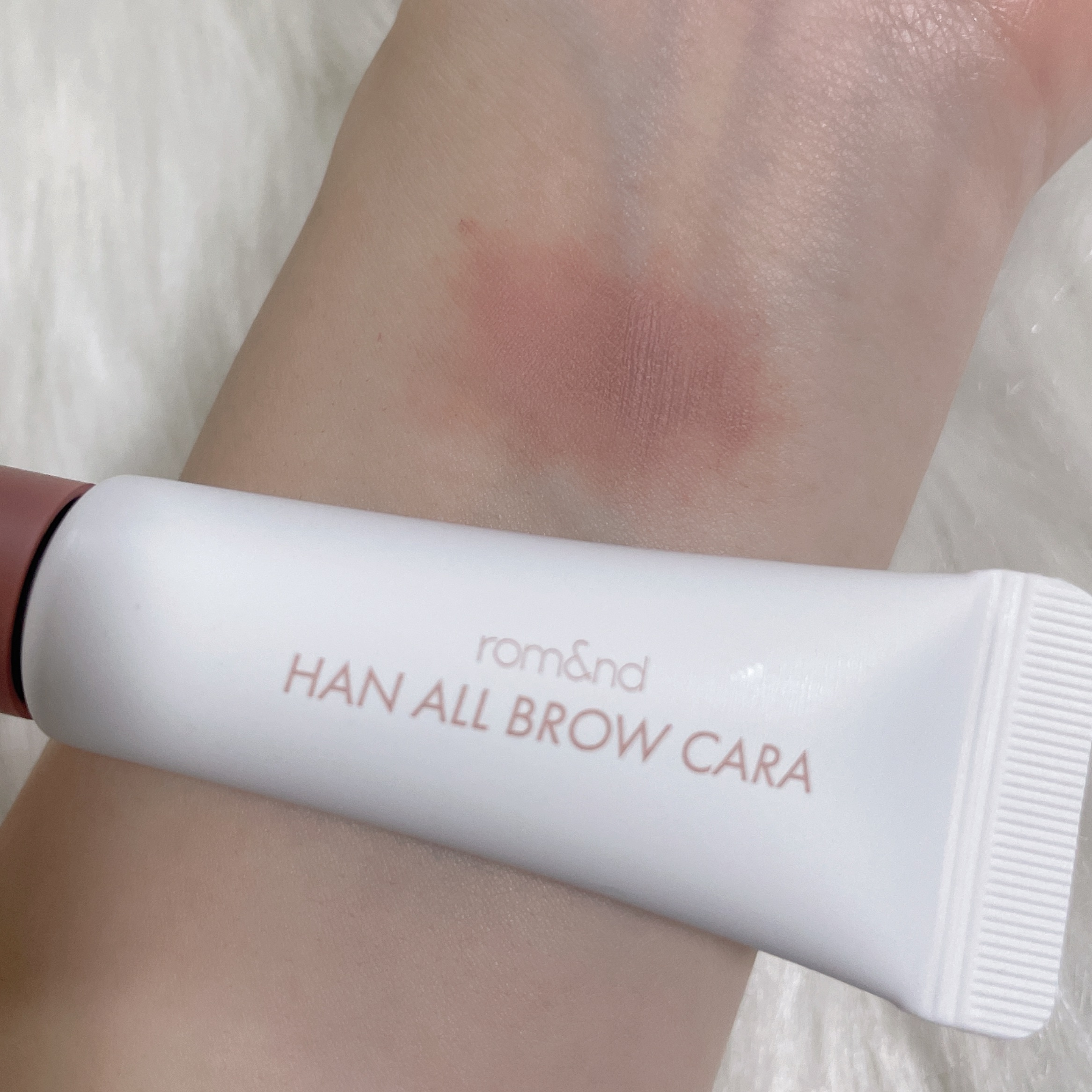 ハンオールブロウカラ/rom&nd/眉マスカラを使ったクチコミ（1枚目）