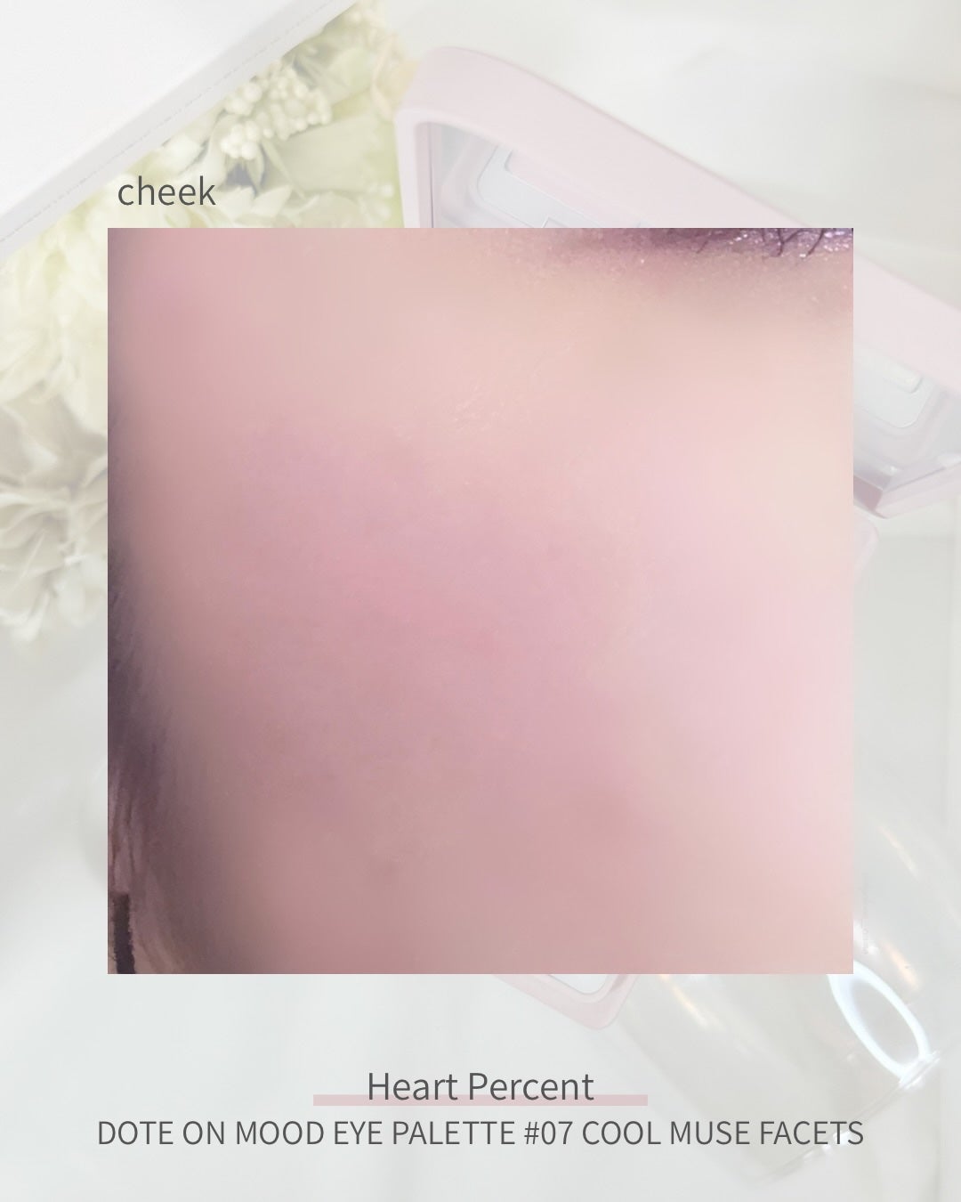 ドットオンムードアイパレット/Heart Percent/アイシャドウパレットを使ったクチコミ(10枚目)
