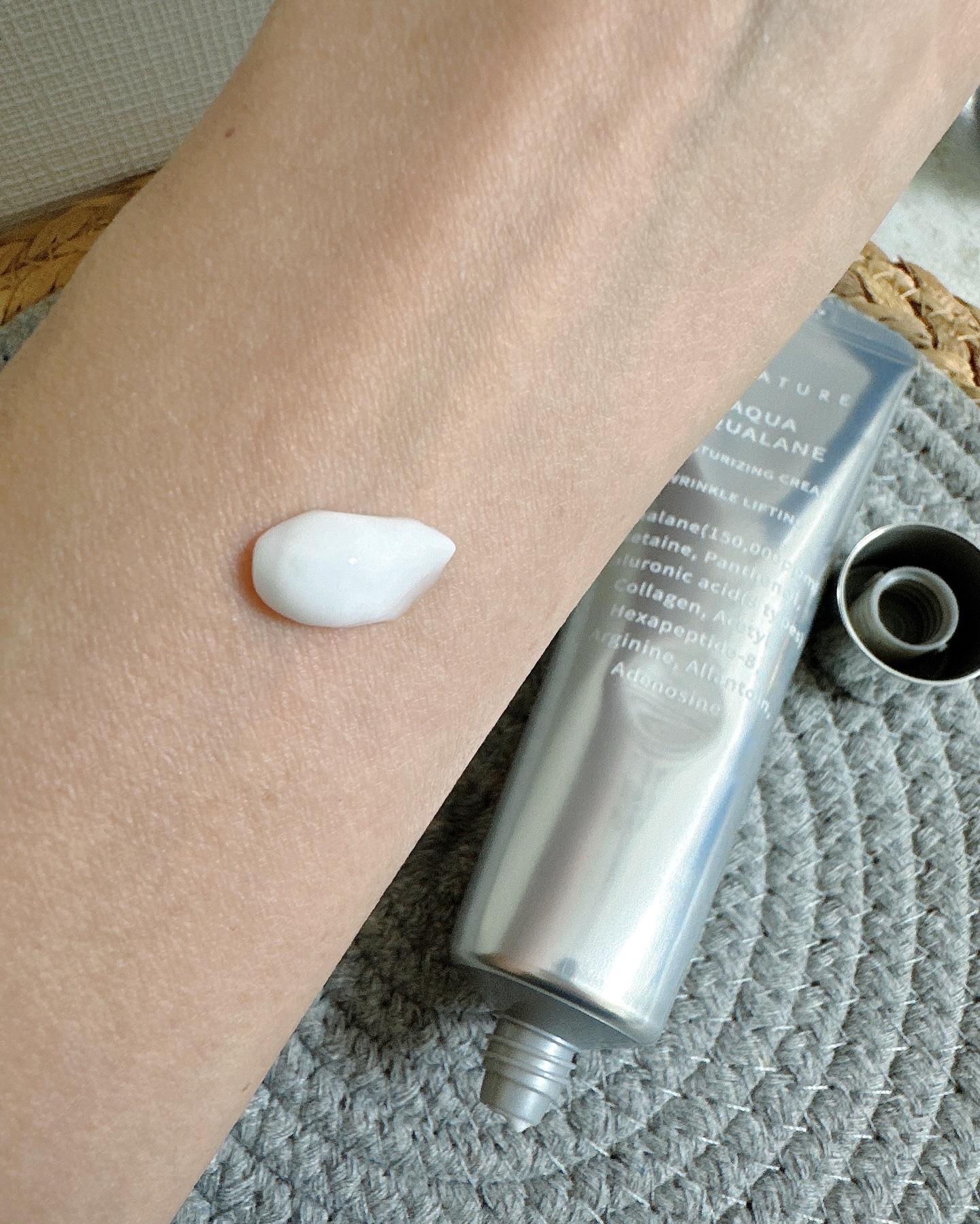 アクアスクワランモイスチャークリーム/S.NATURE/フェイスクリームを使ったクチコミ（2枚目）