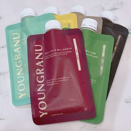 ヨンラニュープロテインフィットシェイク/YOUNGRANU/その他プロテインを使ったクチコミ(4枚目)