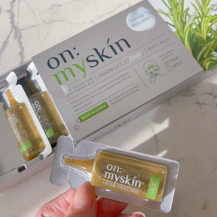 ハーブピーリング/on:myskin/ピーリングを使ったクチコミ(3枚目)