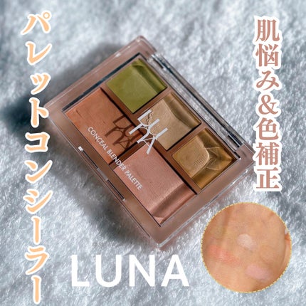コンシールブレンダーパレット/LUNA/パレットコンシーラーを使ったクチコミ(1枚目)