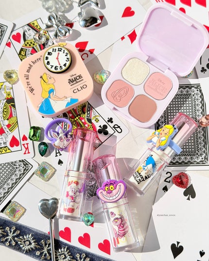 プロアイパレットキューブ 03 ALICE IN WONDERLAND/CLIO/アイシャドウパレットを使ったクチコミ(2枚目)