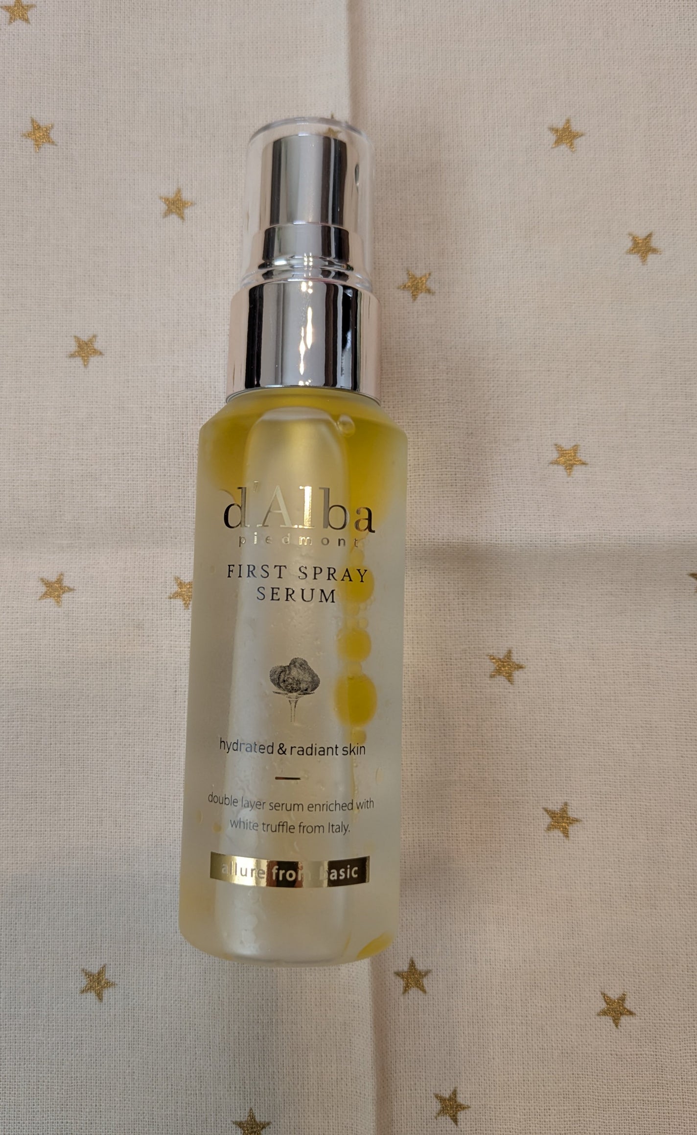 ダルバ ホワイトトリュフファーストスプレーセラム/ダルバ/ミスト状化粧水を使ったクチコミ(1枚目)
