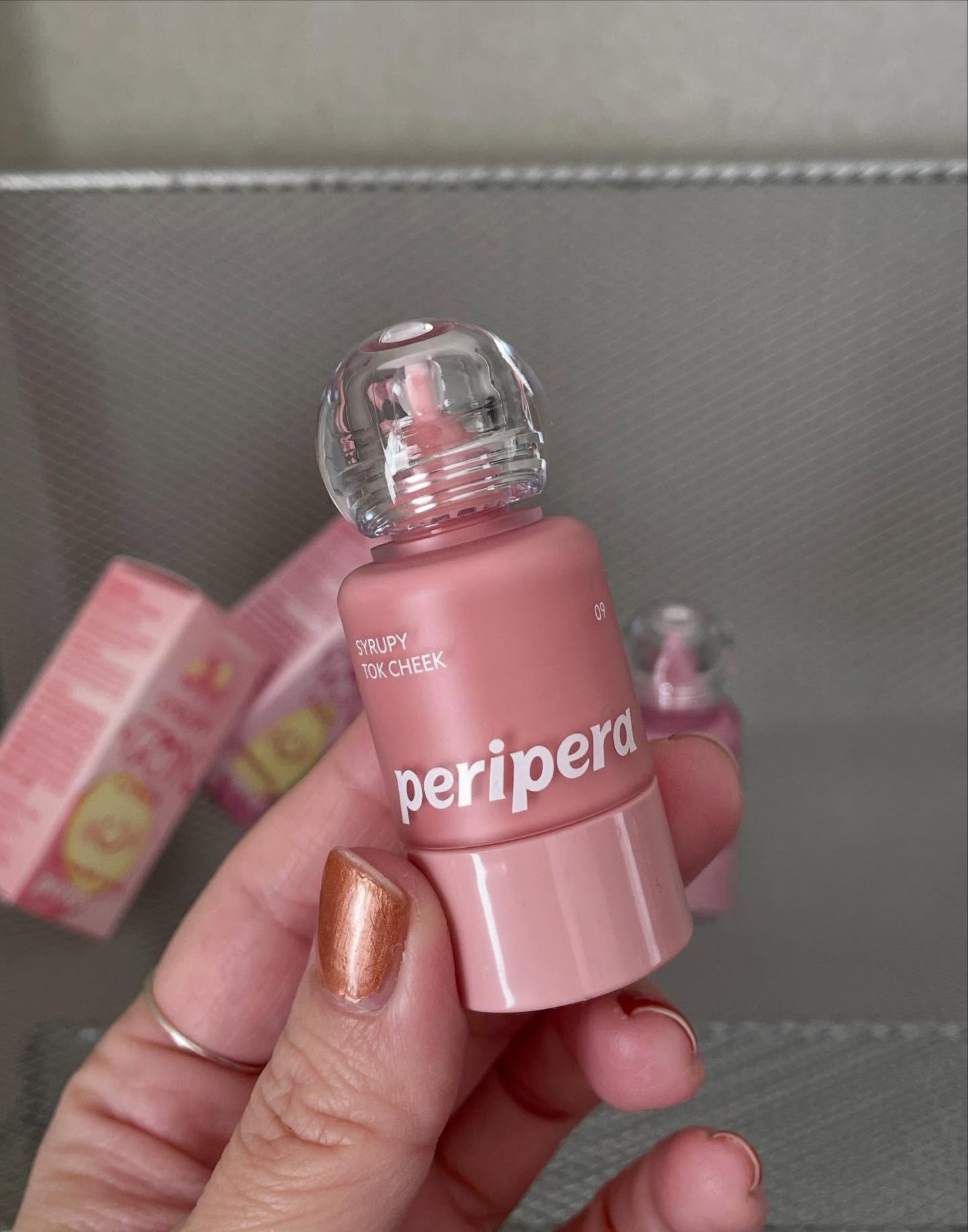 ペリペラ シロッピー トック チーク/PERIPERA/リキッドチークを使ったクチコミ(4枚目)