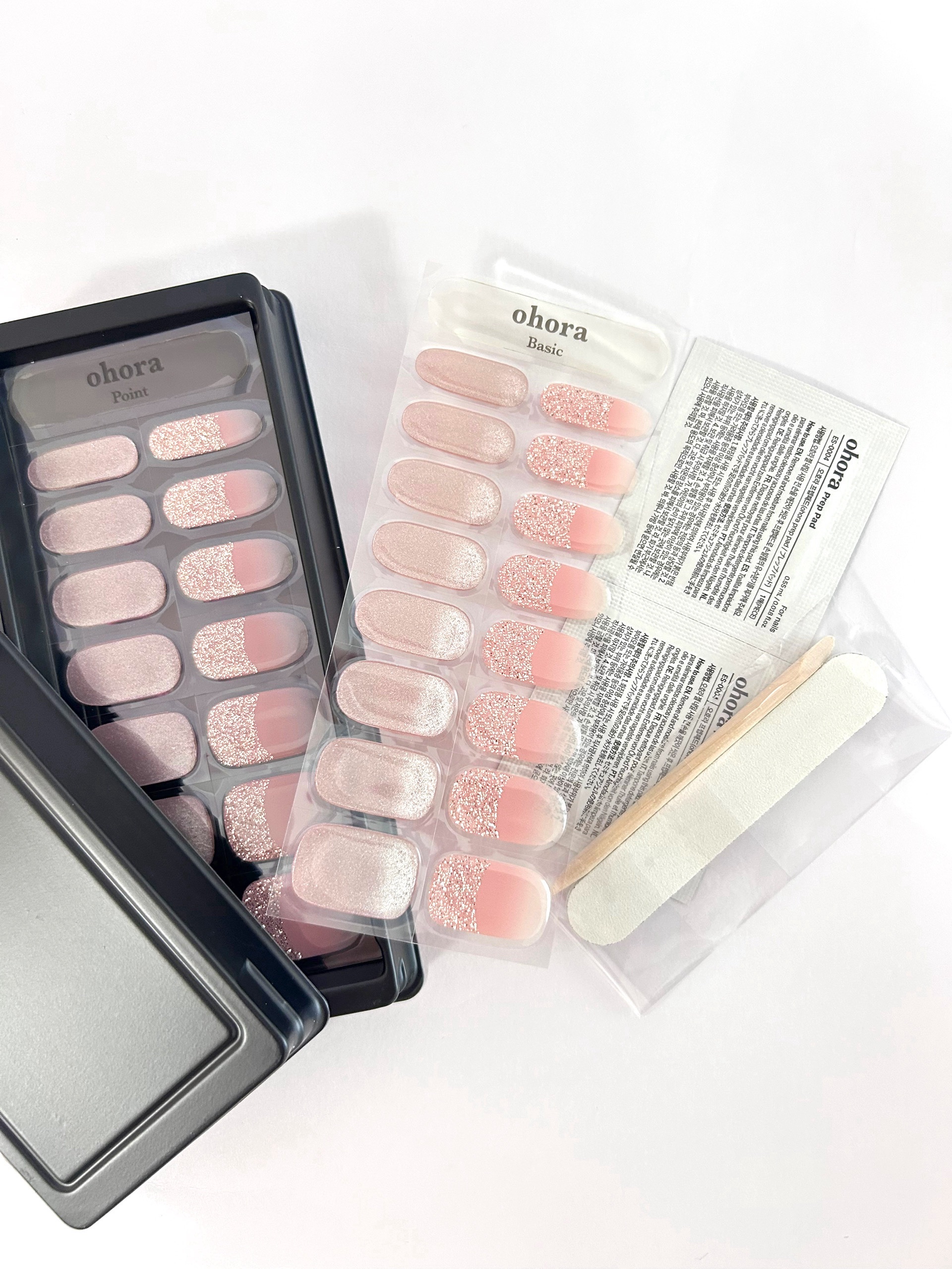 セミキュアジェルネイル（ハンド）/ohora/ネイルシールを使ったクチコミ（3枚目）