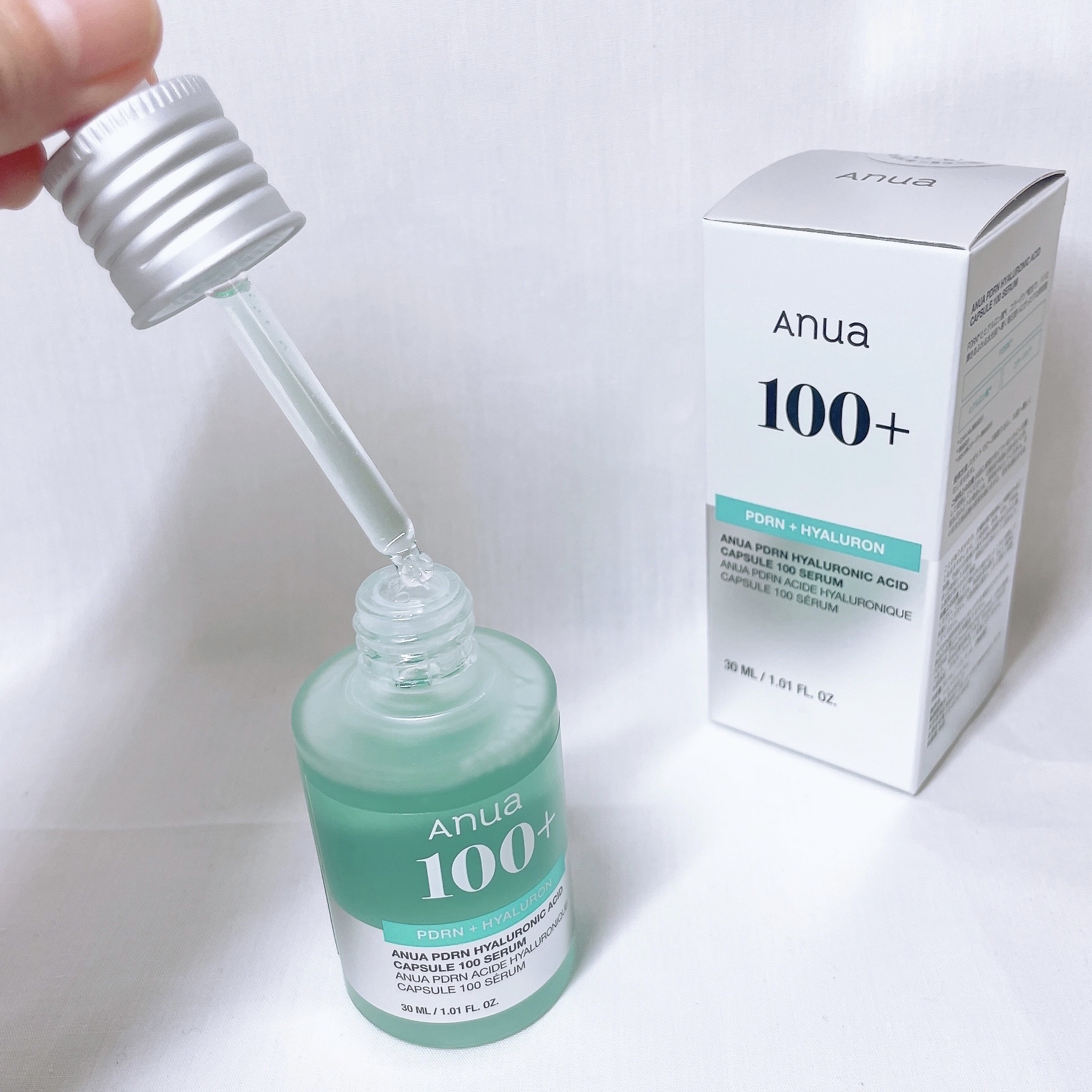 PDRNヒアルロン酸カプセル100セラム/Anua/美容液を使ったクチコミ（3枚目）