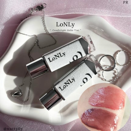 キャンドルライトジュレティント/LoNLy /リップティントを使ったクチコミ(1枚目)