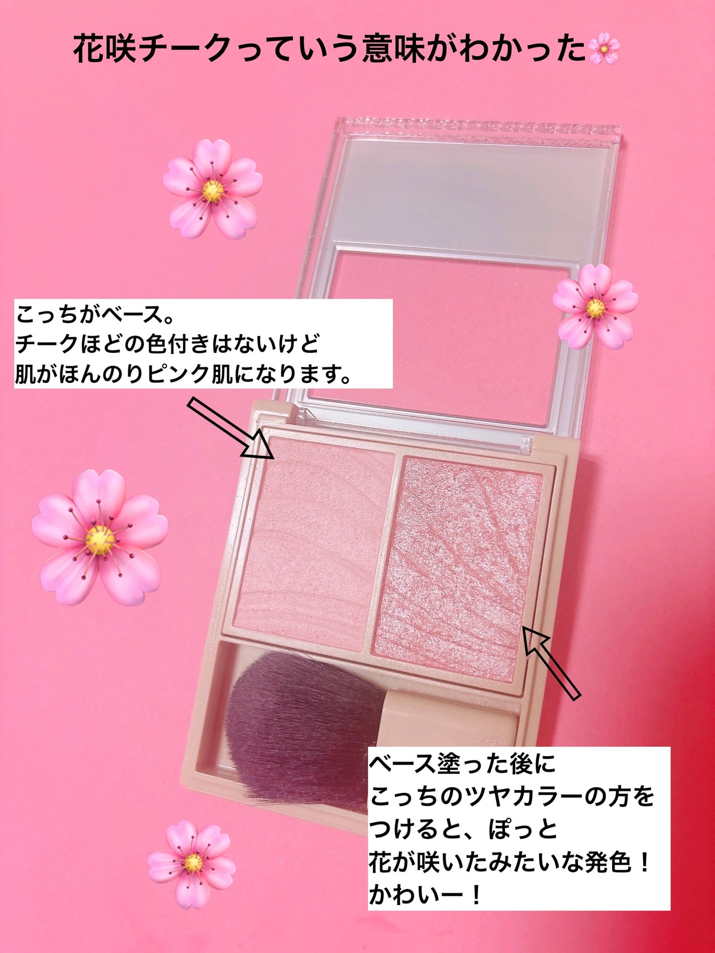 パウダーチークス/キャンメイク/パウダーチークを使ったクチコミ(3枚目)