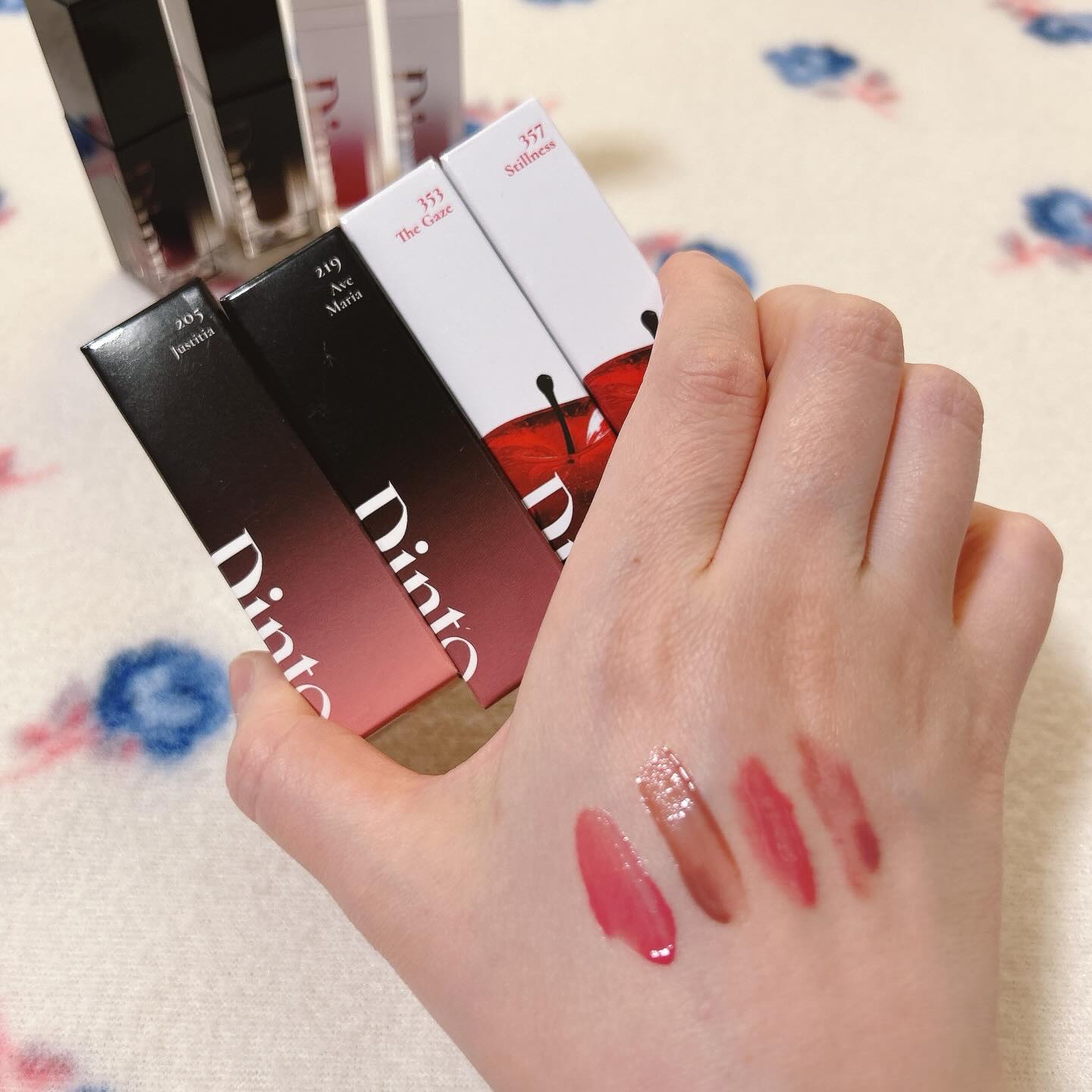 ミラーレスリップオイルグロス/Dinto/リップグロスを使ったクチコミ（2枚目）