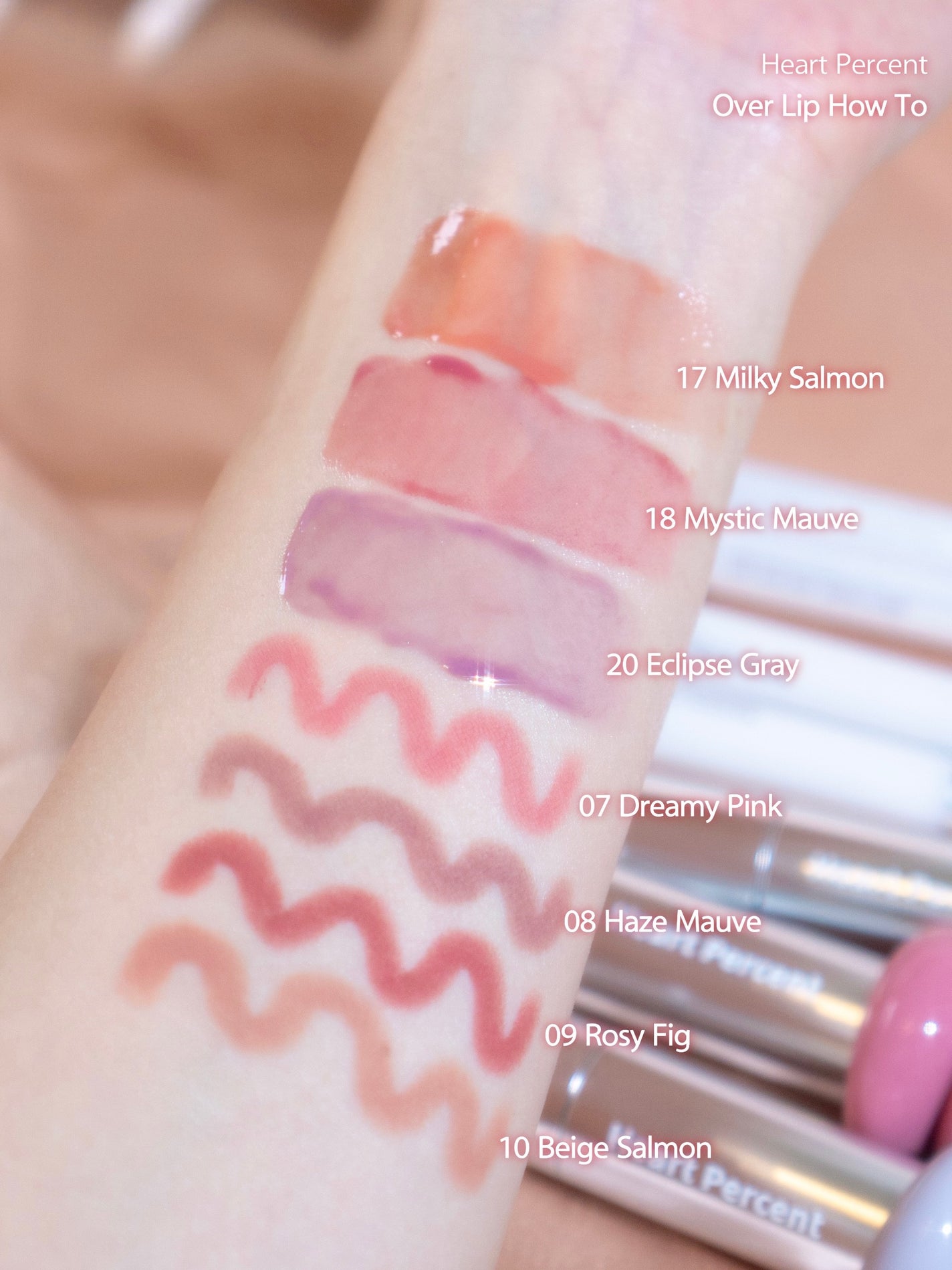 ドットオンムードワンウェイグロイティント/Heart Percent/リップティントを使ったクチコミ(6枚目)