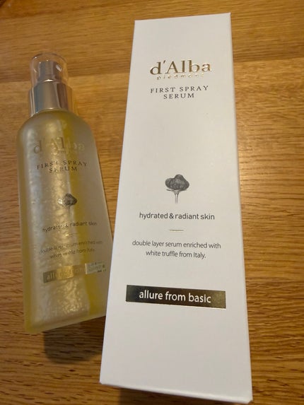 ダルバ ホワイトトリュフファーストスプレーセラム/ダルバ/ミスト状化粧水を使ったクチコミ(1枚目)