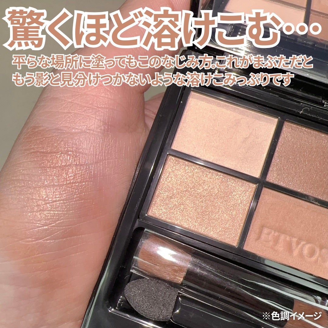 ミネラルクラッシィシャドー/エトヴォス/アイシャドウパレットを使ったクチコミ(3枚目)