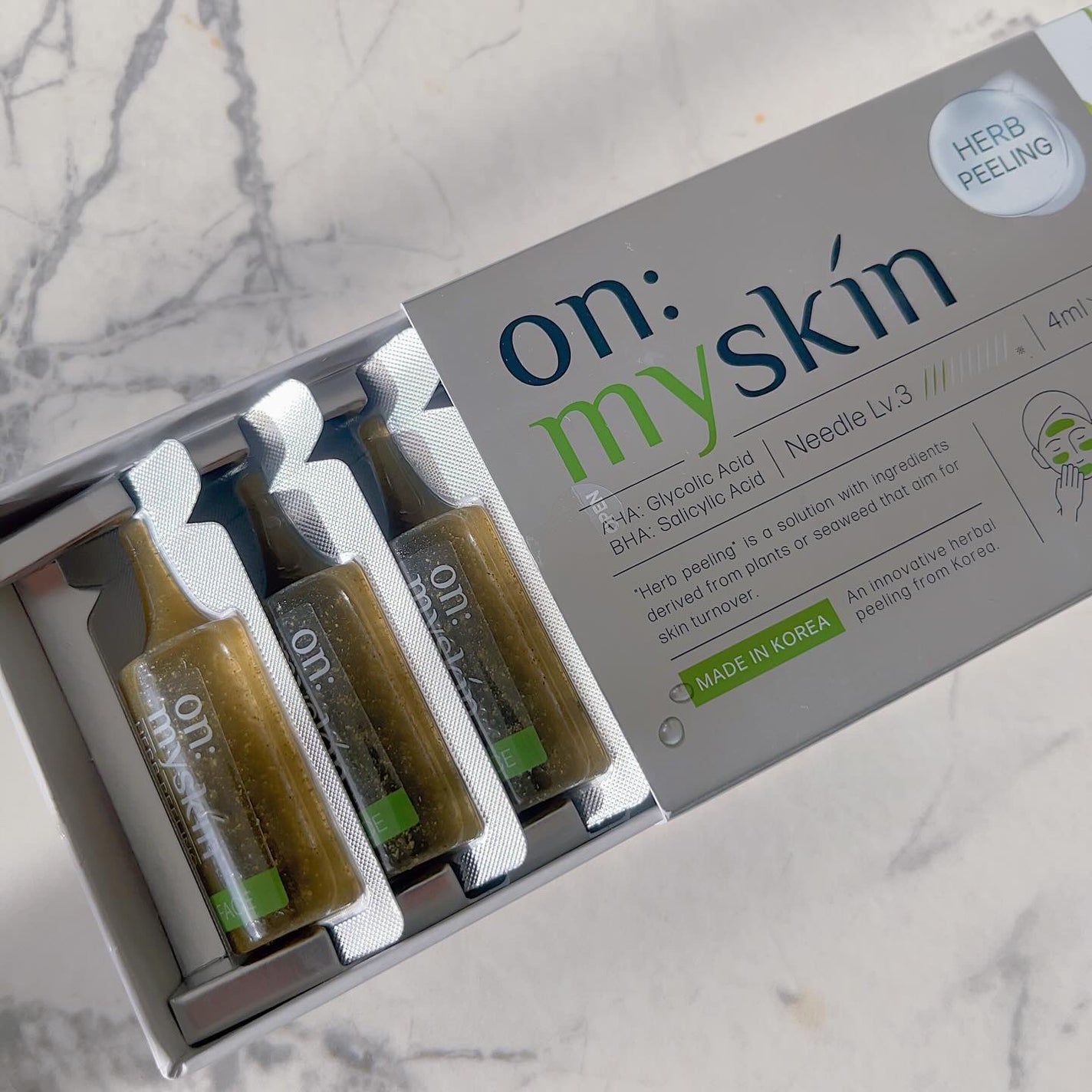 ハーブピーリング/on:myskin/ピーリングを使ったクチコミ(2枚目)