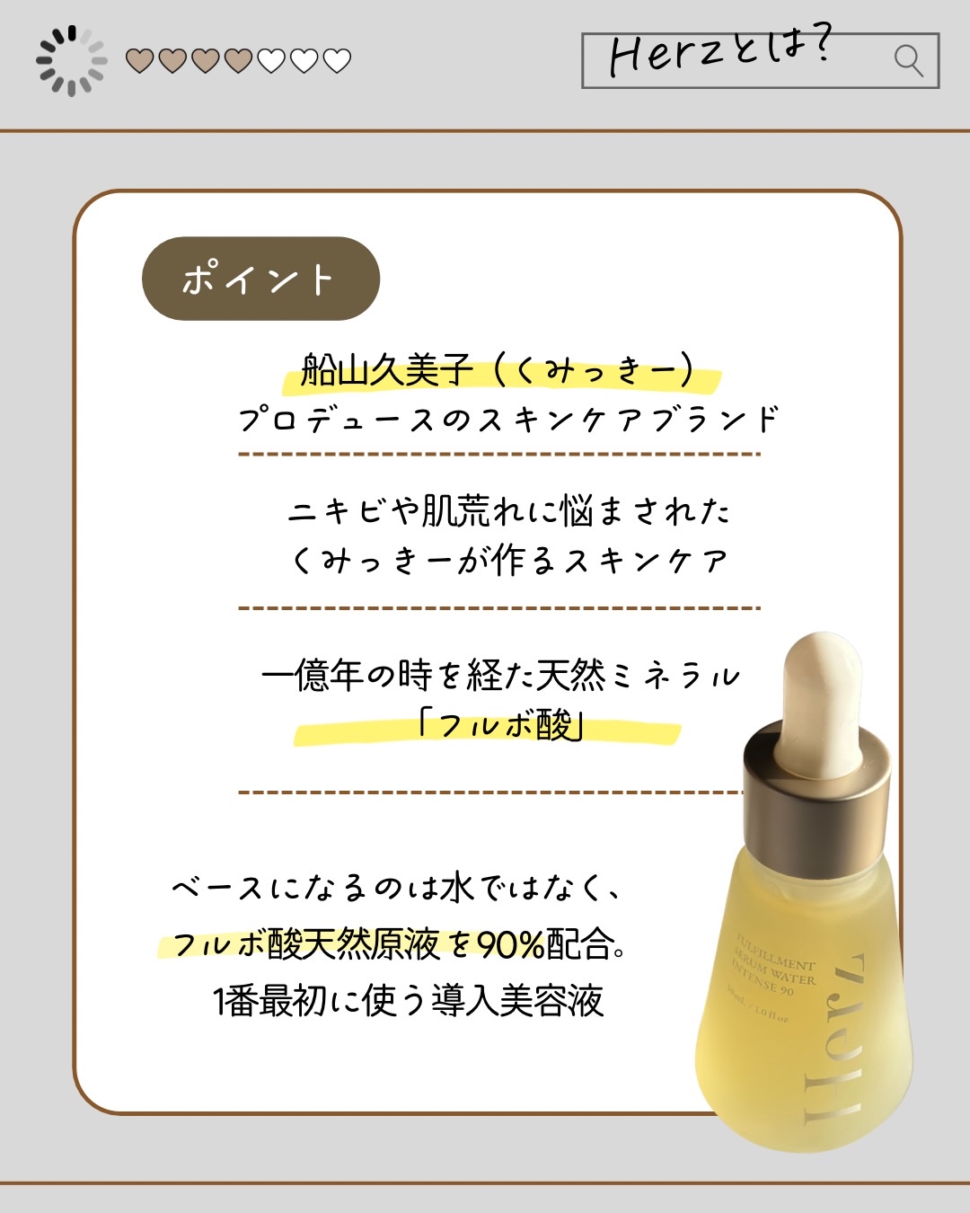 フルフィルメント セラム ウォーター インテンス90/Herz skin/美容液を使ったクチコミ（3枚目）