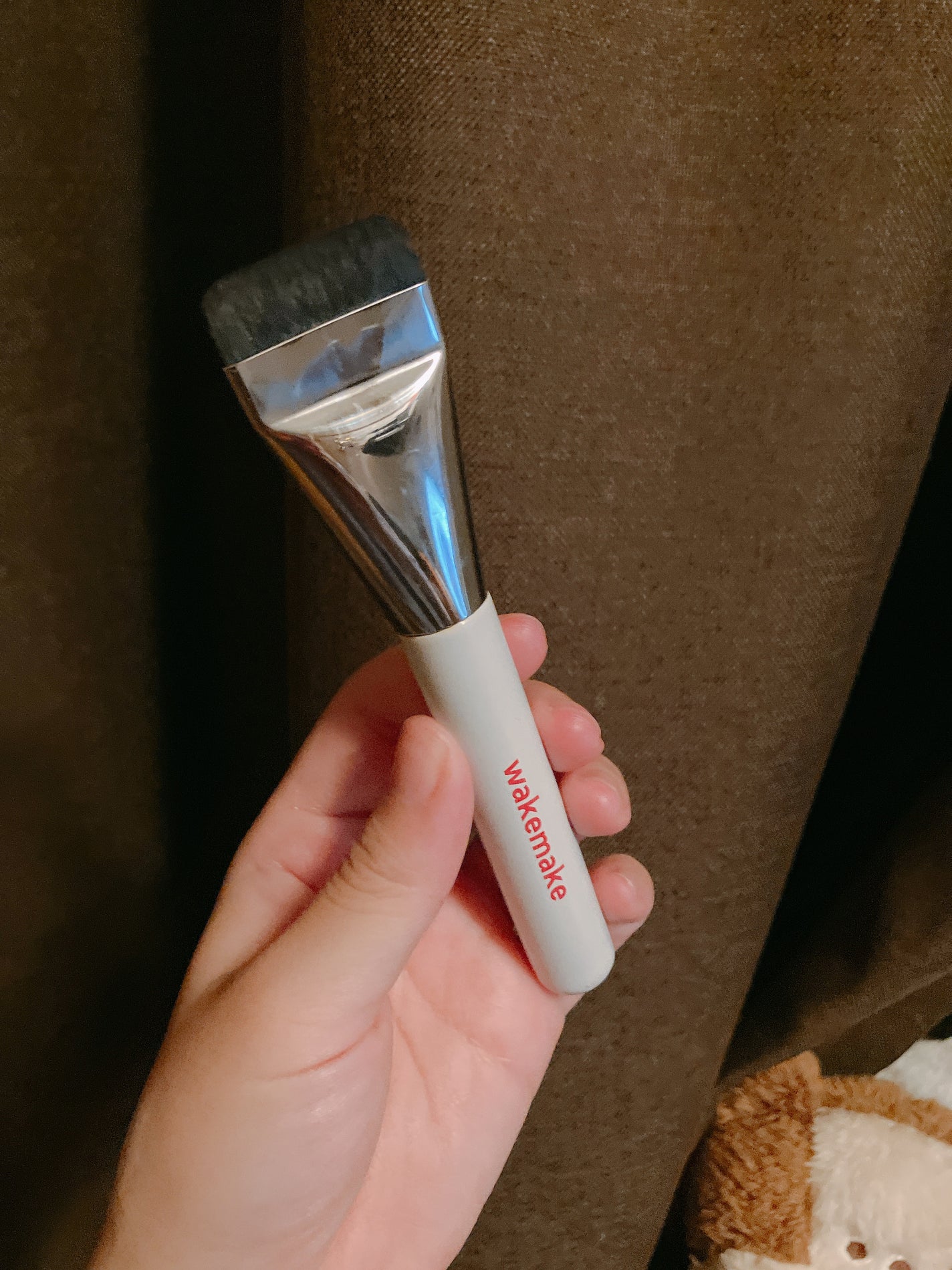 Spatula Wide Foundation Brush/wakemake/メイクブラシを使ったクチコミ(1枚目)